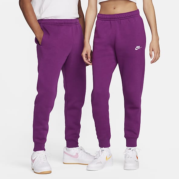 Big Tall Purple Fleece Pants. Nike